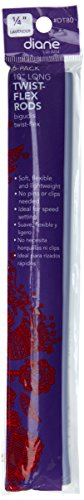 Diane Twist Flex Hair Rollers Lavender 1/4 Inch 6-Pack