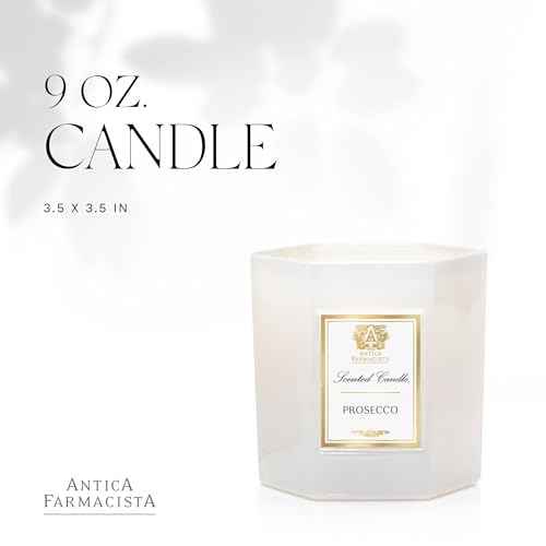 Antica Farmacista Luxury Scent Candle - Decorative Home Candle - Long-Lasting & Premium Scented - Luxury Gift - Prosecco, 9 oz