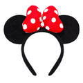 Handmade Polka Dot Bow Mouse Ears Headband for Women