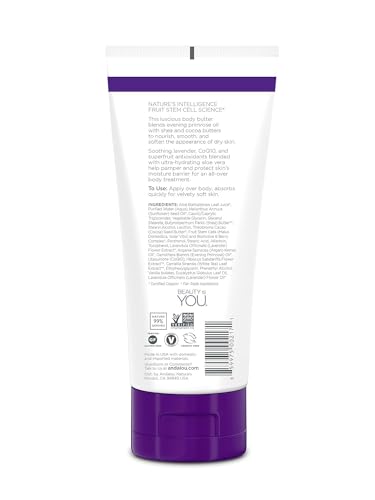 Andalou Naturals Lavender Shea Firming Body Butter, 8 Ounce