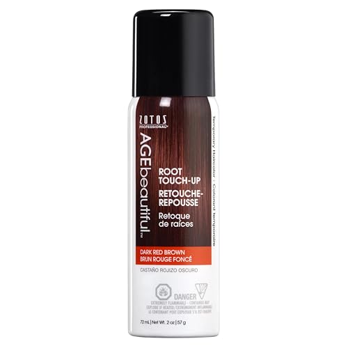 AGE Beautiful Root Touch Up Hair Color Spray - Dark Red Brown