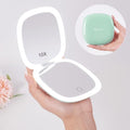 Mocado Compact Mirror 4 Inch 1x/10x Magnifying with LED Light