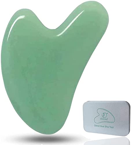 Gua Sha Jade Massage Tool for Face & Body Therapy