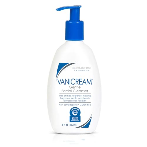 Vanicream Gentle Facial Cleanser with Pump, 8 oz