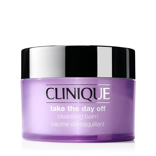 Clinique Take The Day Off Cleansing Balm Makeup Remover | Dissolves Face + Eye Makeup and Sunscreen | For All Skin Types