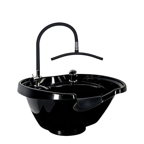 Hands-Free Head Spa Attachment for Shampoo Bowl - Black