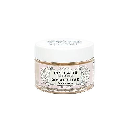 Panier des Sens ? Radiant Peony Ultra Rich Face Cream ? Hydrates & Regenerates in 48 H ? 99% Natural Ingredients ? Made in France, Vegan Friendly ? 1.7 fl oz