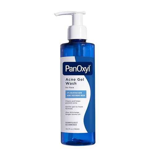 PanOxyl Acne Gel Wash with 2% Salicylic Acid, 6.5oz - Mattifying & Nourishing