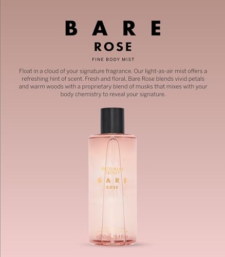 Victoria's Secret Bare Rose Fine Fragrance Mist - 8.4 fl oz / 250 ml