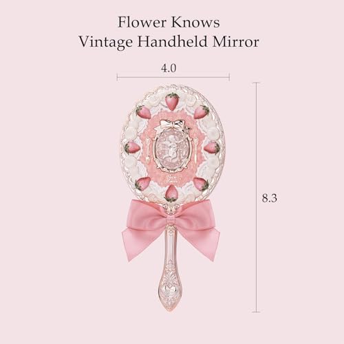 Flower Knows Strawberry Cupid Hand Mirror Pink