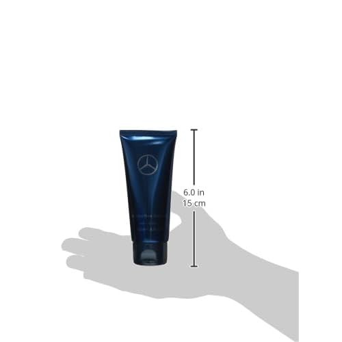 Mercedes Benz Man Bright - Shower Gel Body Wash - Mens Body Wash - Bergamot, Lavender Fragrances - Travel Size Moisturizing Body Soap Liquid - 3.3 oz
