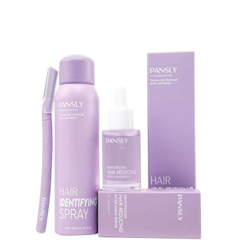 Hair Identifying Spray Kit with After Shave Serum 100mL + 30mL for Face & Body Hair Removal