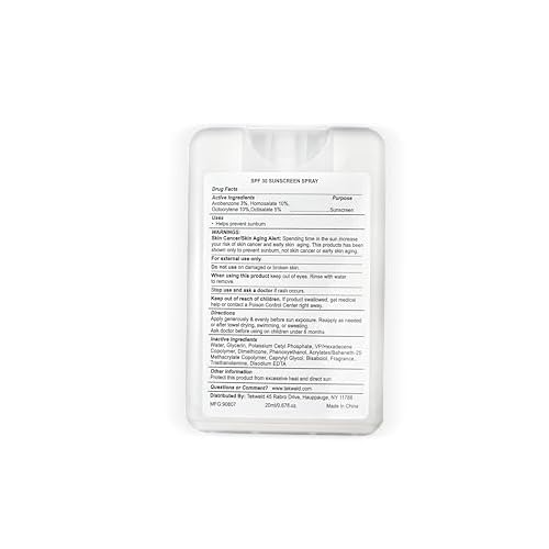 SPF 30 Sunscreen Multi-Pack by L'AUTRE PEAU | Travel Size Sunscreen for Men, Women, and Kids | Non-Greasy Water Resistant | Tropical Scent | TSA Approved | (3 Pack Sunscreen Credit Card Spray)
