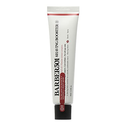 Barber501 Shaving Booster Balm Shaving Cream Men, Shaving Gel, Shave Oil, Travel Shaving Cream (1, Tea tree)