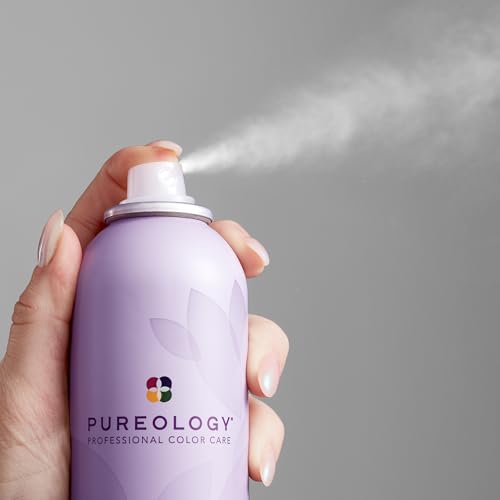 Pureology Style + Protect Lock It Down Hairspray for Color-Treated Hair, Maximum Hold, 11 Ounce