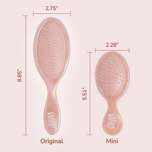 Wet Brush Original & Mini Detangler Hair Brush Gift Pack - Iridescent Bronze