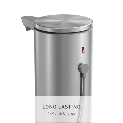 simplehuman Liquid Sensor Pump, 9 oz Touchless Soap Dispenser