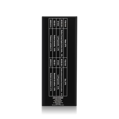 Eyelash Cleanser Concentrate 200ml Unscented Professional Lash Shampoo Foaming Cleanser Lash Wash Concentrate for Extensions Lashes with Salon Home Care-Makes 40 Bottles