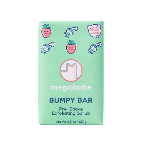Megababe Bumpy Bar Pre-Shave Exfoliating Scrub, 4.5 oz