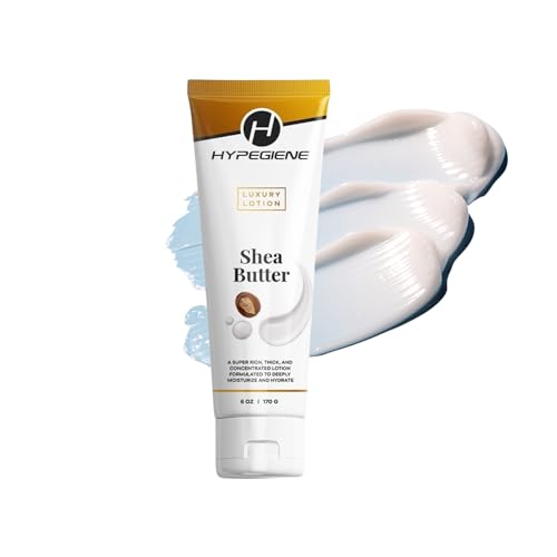 Shea Butter Lotion - Deep Hydrating Daily Moisturizer - Non-Greasy Organic Paraben Free Rich Shea Butter Hand Lotion & Vegan Body Lotion For Dry & Sensitive Skin (6oz)