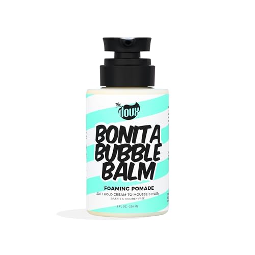 Doux Bonita Bubble Balm Foam Pomade - Cream-to-Foam Styling, 8oz