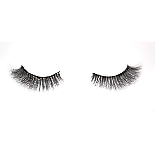 CASABLANCA BEAUTY | LUXE Faux Mink False Eyelashes - Classic Dame | Cruelty-free & Vegan Eyelashes, Soft Glam, Natural look, Reusable 15+ times - 1 Pair