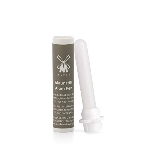 MÜHLE Styptic Pencil for Men, Alum Crystal Aftershave Stick Razor