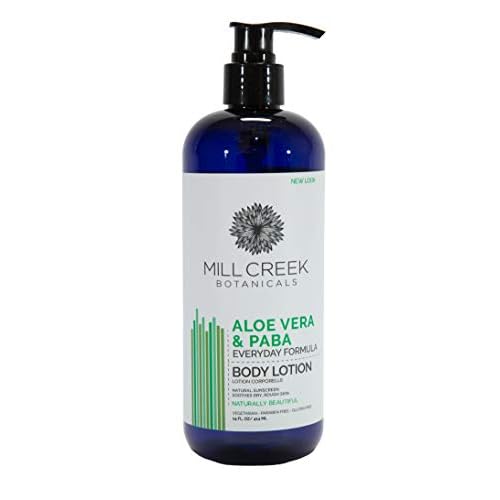 Mill Creek Aloe Vera and PABA Lotion 14 oz. (Natural & Organic)