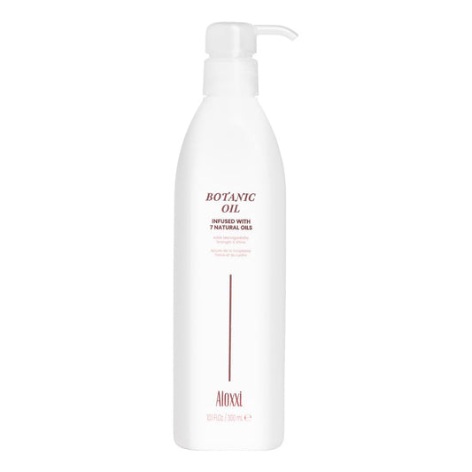 Aloxxi Botanic Oil for Hair & Skin - Essential Hair Oil for Deep Conditioning & Shine - Hair Strengthening Oil to Repair Hair - 10.1 Fl Oz