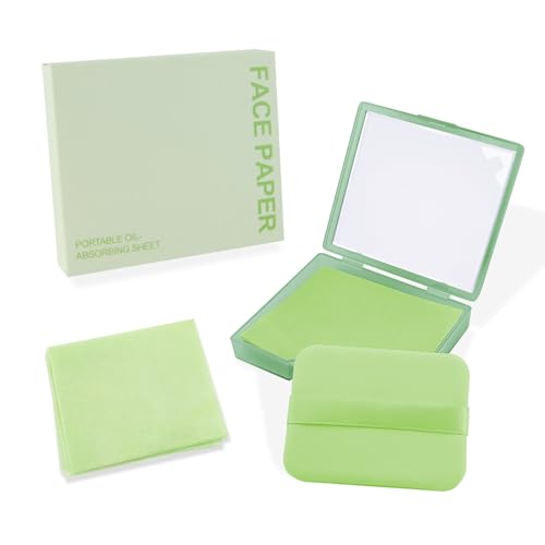 BOROLA Oil Blotting Papers 100 Sheets with Mirror & Puff