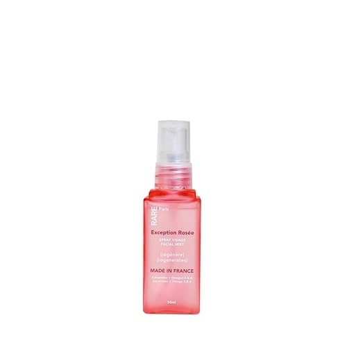 RARE Paris - Exception Ros?e - Regenerating Facial Mist - Hydrating & Refreshing - With Ceramides & Omega-3 & 6 - Brightening, Firming & Revitalizing Rose Water - For Radiant Skin - 1.69oz