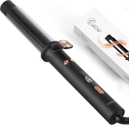 WeBeauty 1 1/4 Inch Automatic Rotating Curling Iron with Tourmaline Ceramic Barrel