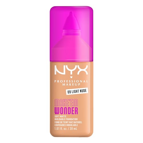 NYX Make 'Em Wonder Liquid Foundation 24H Soft Matte - Light Nude