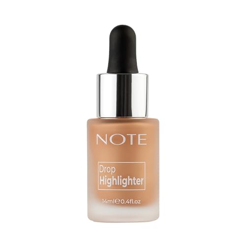 NOTE Cosmetique Drop Highlighter - Liquid Makeup, Buildable Coverage