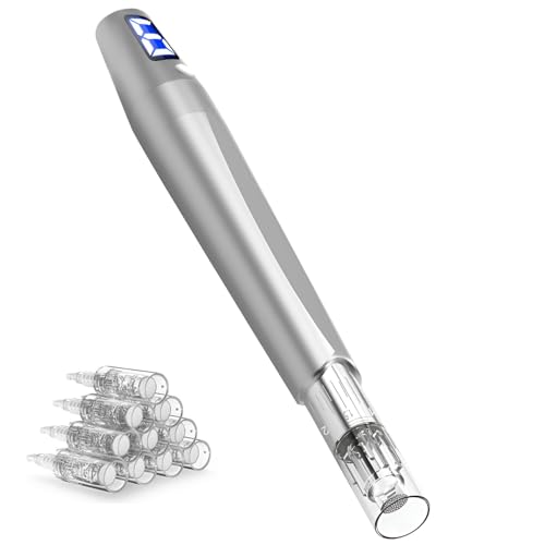 Derma Roller Pen 0.25mm Microneedling Tool for Face & Hair - Home Use