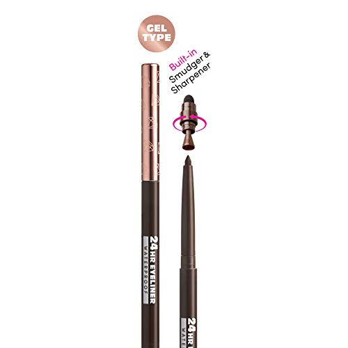 Ruby Kisses Waterproof Eyeliner Pencil Set - Long-Lasting, Smudgeproof, 24HR Matte Black, 3 Pack