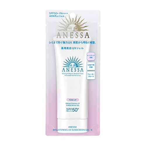 Anessa Tone Up Brightening UV Sunscreen Gel SPF50+ PA++++ 90g