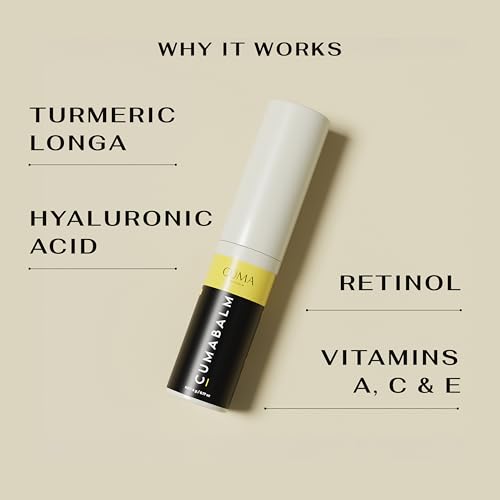 CumaBalm Eye Balm with Turmeric & Retinol for Puffy Eyes