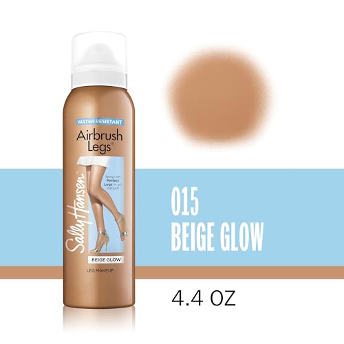 Sally Hansen Airbrush Legs®, Leg Makeup, Deep, Easy Application, Flawless Looking Legs, Water Resistant, Transfer Proof Lotion