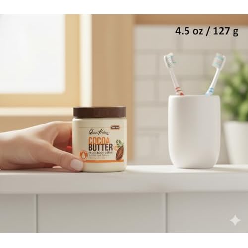 Queen Helene Cocoa Butter Creme ? Deep Hydrating Cocoa Butter Formula for Smooth Radiant Skin | 15 oz Jar