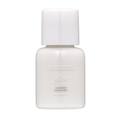 glow mini breathable blemish balm #white | light-coverage bb cream & tinted moisturizer | skincare-like finish with green tea leaf water infusion | healthy radiant non-comedogenic | 0.2 fl oz