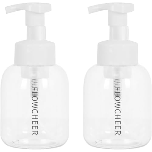 flowcheer Foaming Hand Soap Tablet Refills+ Pump Bottle Dispenser 12 OZ/350 ML Refillable with 12 Pack Variety Fragrance Soap Refills Tablet