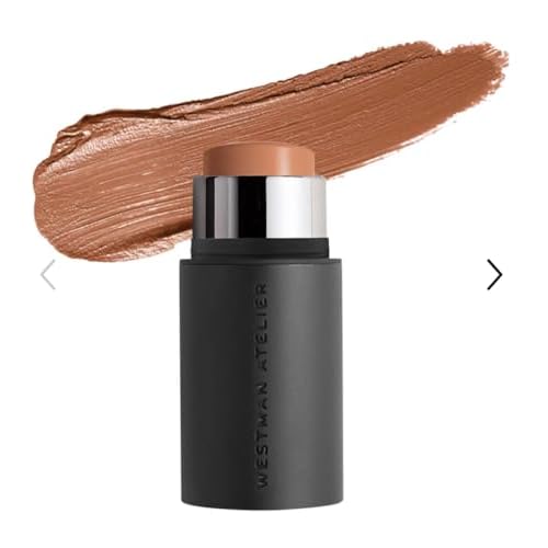Westman Atelier Mini Face Contour Stick, Hydrating Cream Formula, Biscuit - Cool Beige Coffee