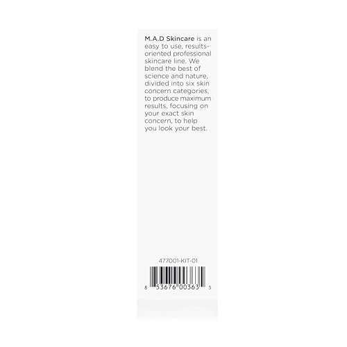M.A.D Skincare Discover Delicate Care Set ? Complete Sensitive Skin Regimen with Gentle Cleansing Gel, Redness Rescue, Daily Moisturizer & Calming Gel Mask ? Hydrates & Soothes Irritated Skin