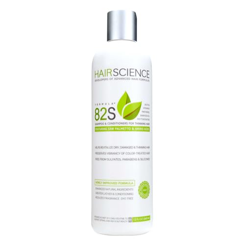 Hair Science Formula 82S Shampoo | Saw Palmetto & Biotin for Thinning Hair