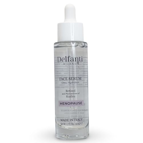 Delfanti Milano ? MENOPAUSE ? Face Serum ? Deep Hydration ? Retinol and Phytoactives of KudzuC ? Made in Italy ? 1.7 oz