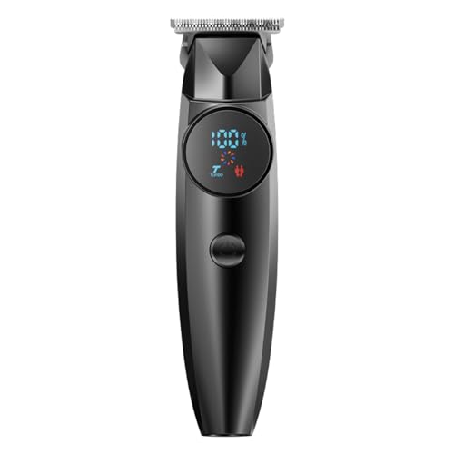 Hair Clippers,Ball Trimmer Pubic Hair Groomer Cordless Rechargeable Hair Clippers with LED Lighting Portable Body Grooming Travel for Him Dad£¨Black£©