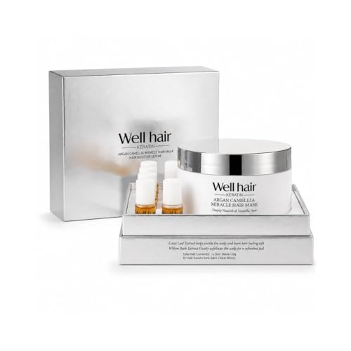 Keratin Argan Camellia Hair Mask & Serum Set
