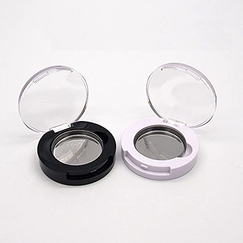 Luzen 4Pcs Round Eyeshadow Containers with Magnet - Empty Refillable