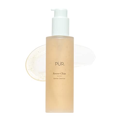P?R MINERALS Forever Clean Gentle Facial Cleanser, Sulfate-Free Makeup Remover, Vegan-Friendly Formula, Green Tea, Aloe Vera